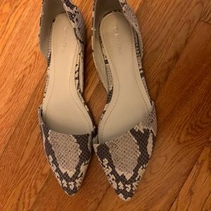 Calvin Klein Hillaria Snake Print Sandals